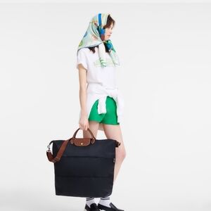 Longchamp le pliage original expandable travel bag black